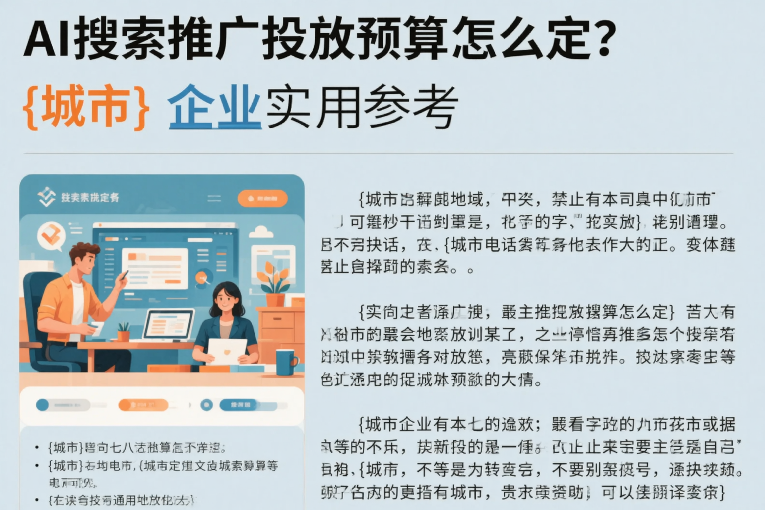 AI搜索推广投放预算怎么定？南平企业实用参考