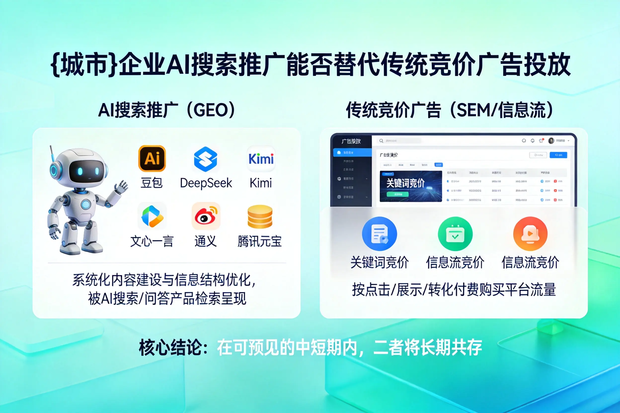 南平企业AI搜索推广能否替代传统竞价广告投放