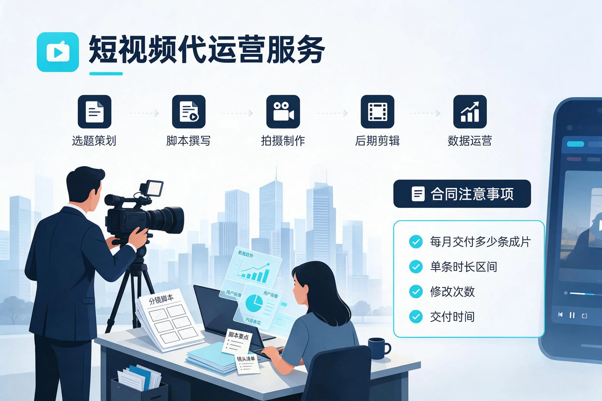短视频代运营包含哪些服务？南平企业常见问题科普