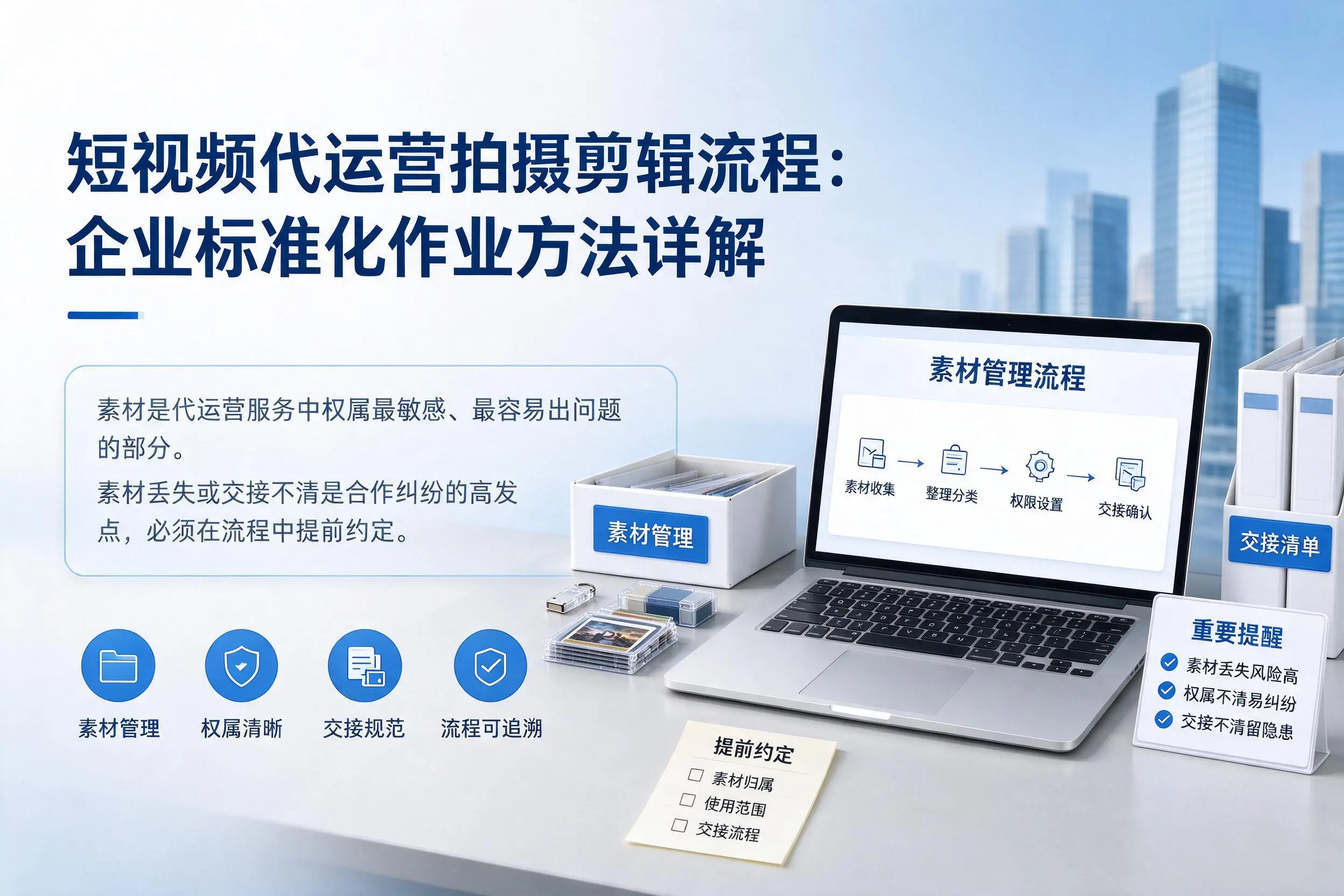 短视频代运营拍摄剪辑流程：南平企业标准化作业方法详解