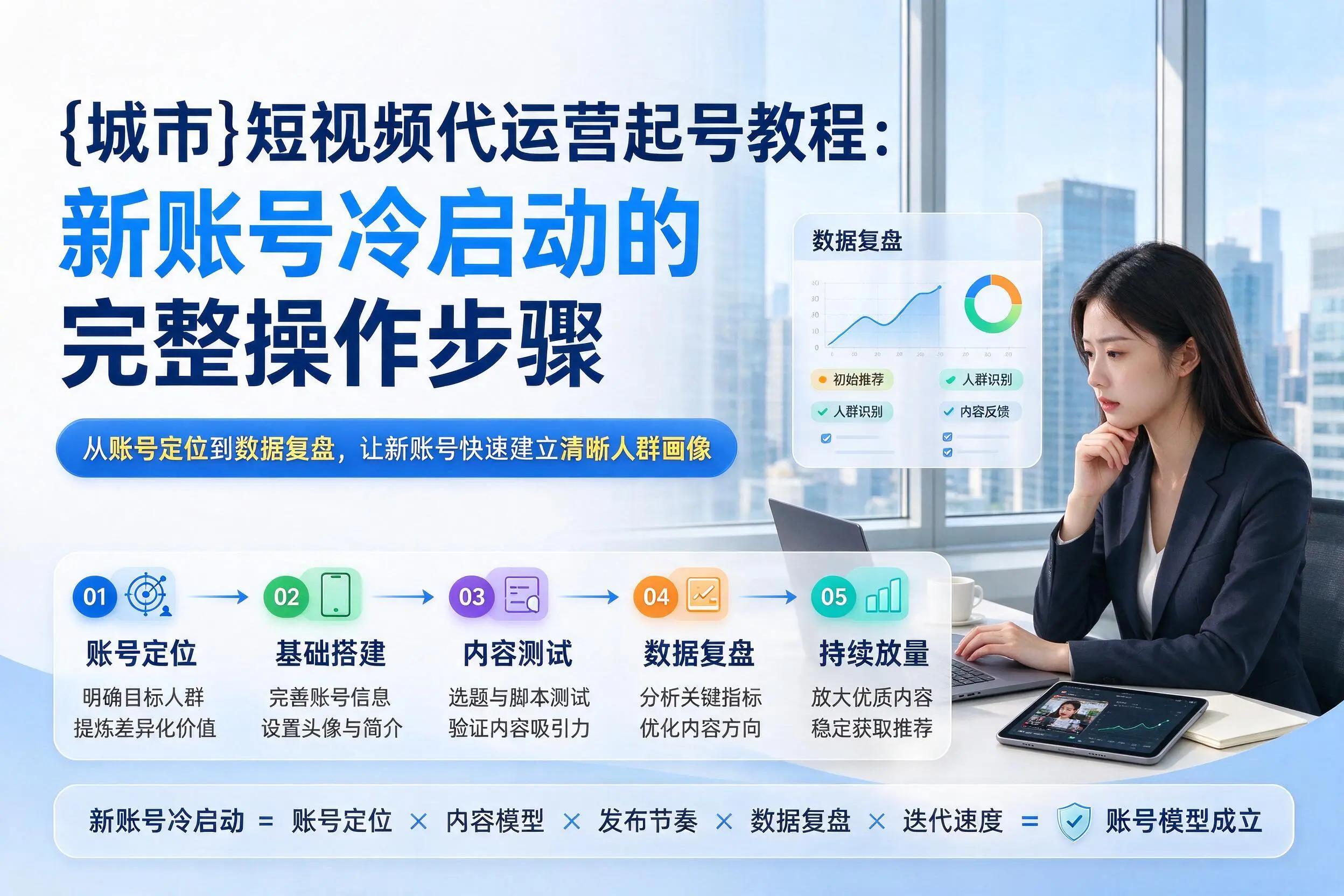 南平短视频代运营起号教程：新账号冷启动的完整操作步骤