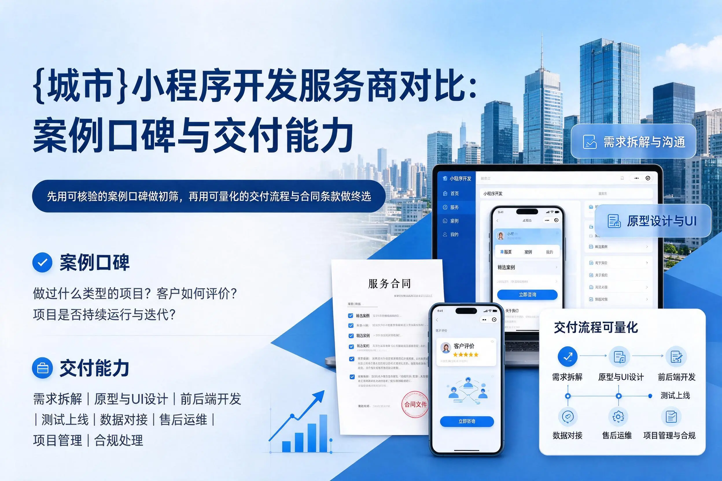 南平小程序开发服务商对比:案例口碑与交付能力