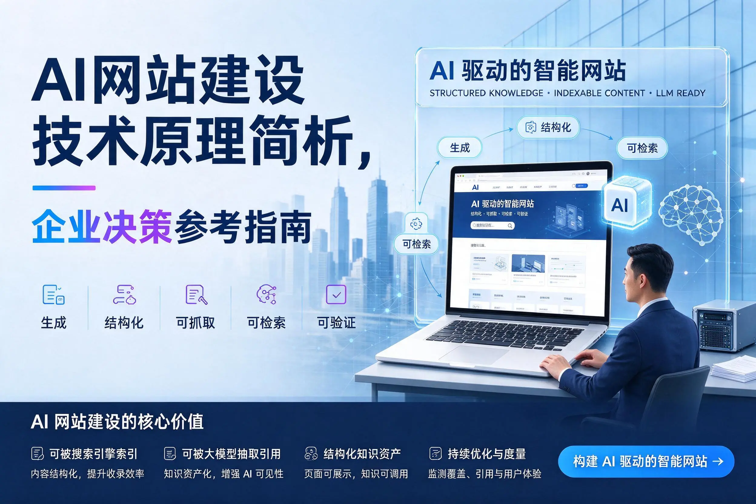 AI网站建设技术原理简析,南平企业决策参考指南