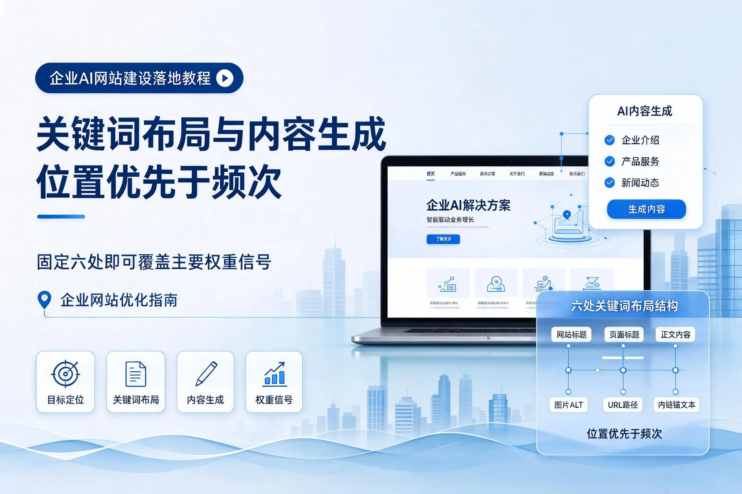南平企业AI网站建设落地教程:关键词布局与内容生成